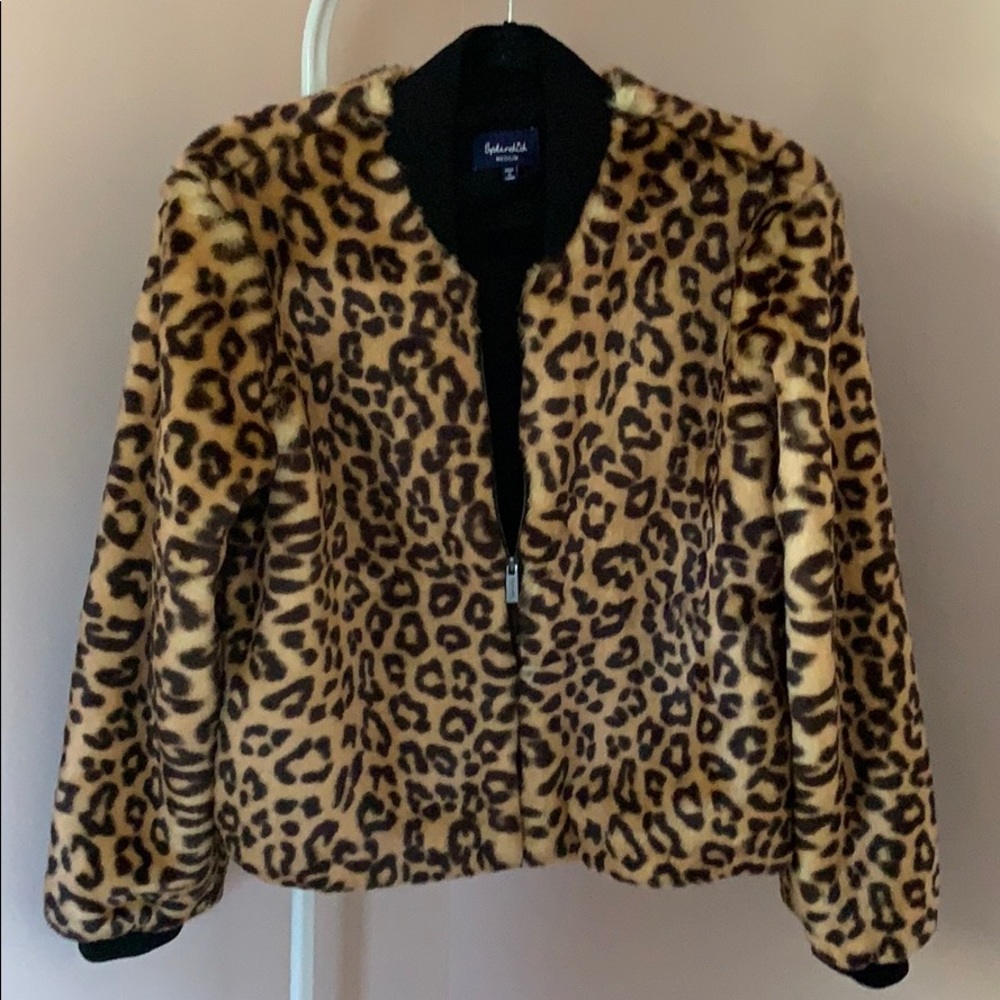 Splendid faux fur bomber jacket